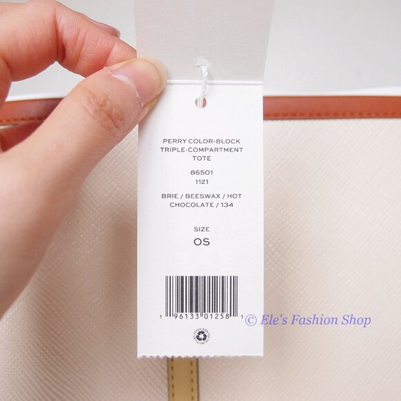 ❤️ NWT Tory Burch Perry Triple Compartment Leather Shoulder Tote Multi Color - Picture 13 of 16